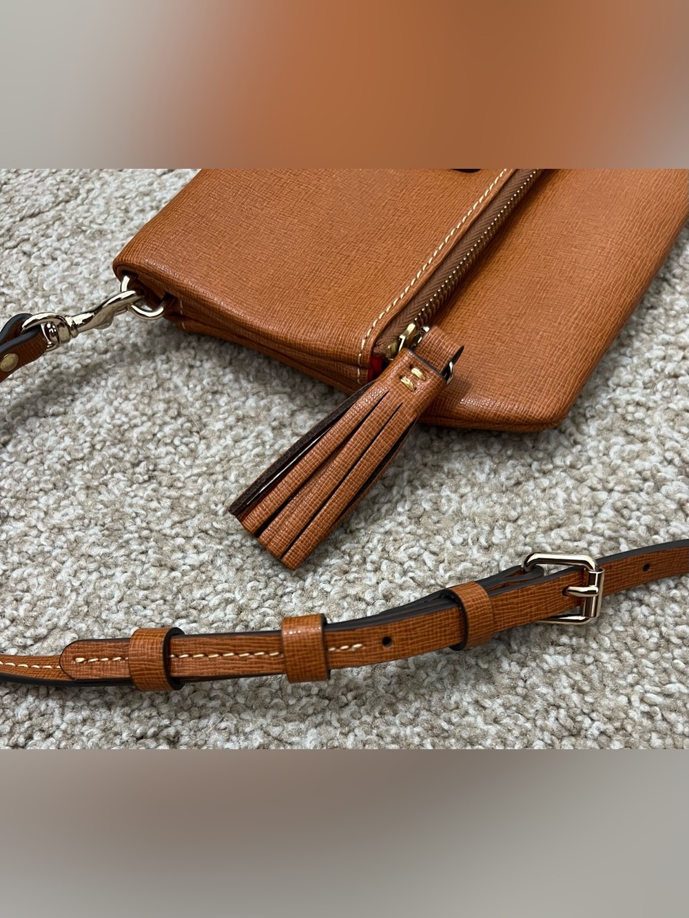Dooney & Bourke Leather Crossbody Purse - Picture 9 of 9